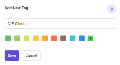 Customer tags - MetricsCube Documentation